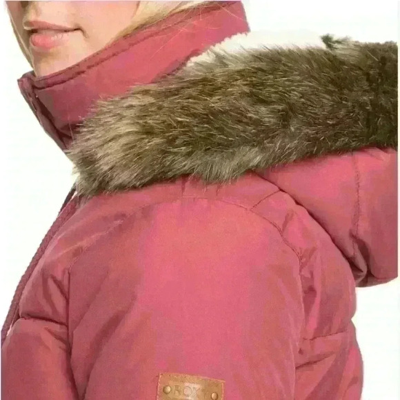 Roxy Ellie Waterproof Longline Puffer Jacket- Size S - Picture 4 of 10